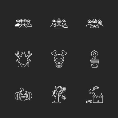 düz vektör çizim simgeler, App simgelerin ayarlamak  