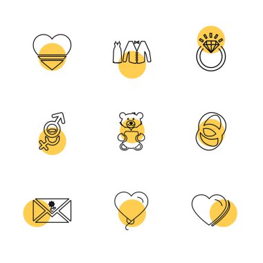 Kullanıcı profil resmi simgeler basit tarzda ayarla