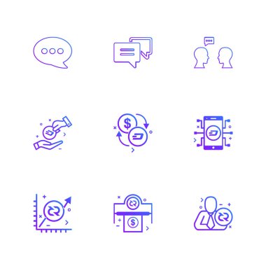 minimalist düz vektör app simgeleri beyaz arka plan üzerinde