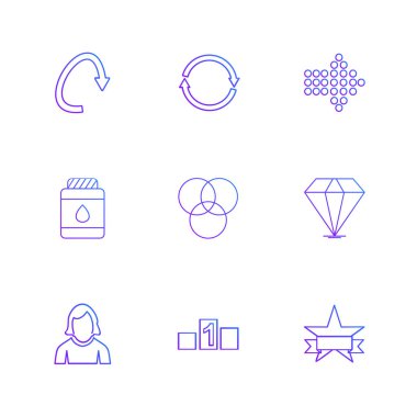 Kullanıcı profil resmi simgeler basit tarzda ayarla