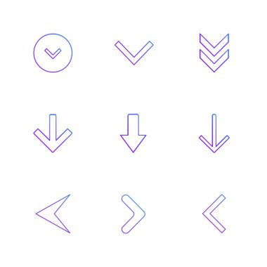 düz vektör çizim simgeler, App simgelerin ayarlamak         