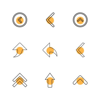 düz vektör çizim simgeler, App simgelerin ayarlamak 