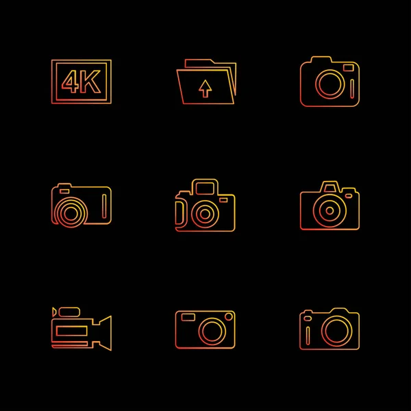 Iconos Imagen Perfil Usuario Establecidos Estilo Simple — Vector de stock