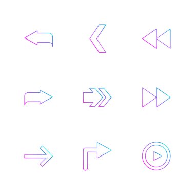 minimalist düz vektör app simgeleri beyaz arka plan üzerinde