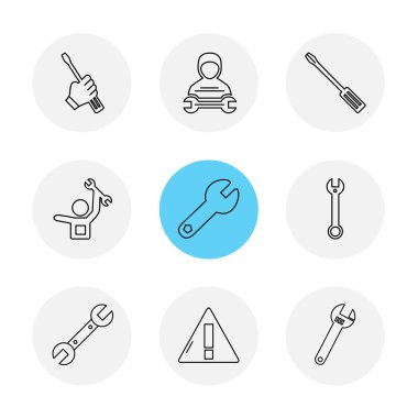 minimalist düz vektör app simgeleri beyaz arka plan üzerinde