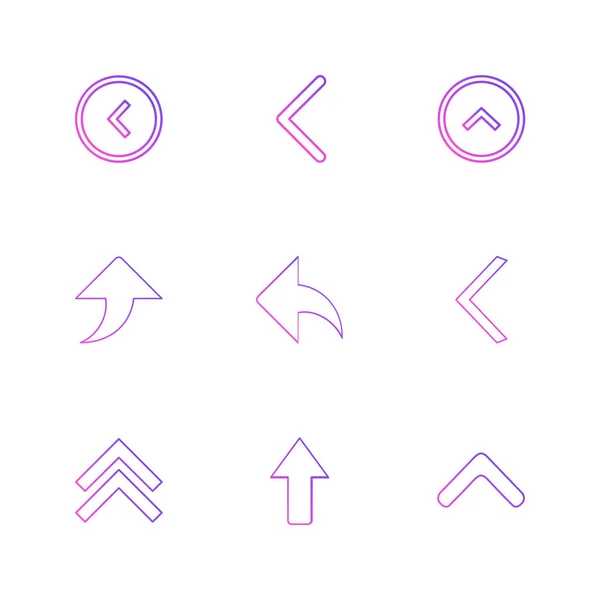 Set Minimalistischer Flacher Vektor App Symbole Auf Weißem Hintergrund — Stockvektor