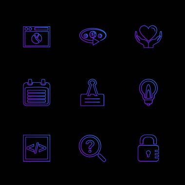 çeşitli tema app simge kümesi