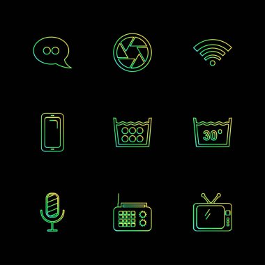 çeşitli tema app simge kümesi