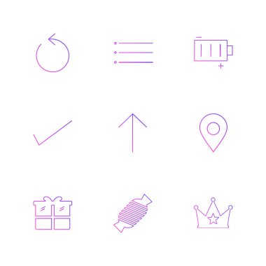 minimalist düz vektör app simgeleri beyaz arka plan üzerinde 