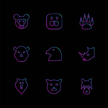 çeşitli tema app simge kümesi