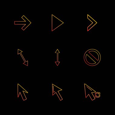 çeşitli tema app simge kümesi