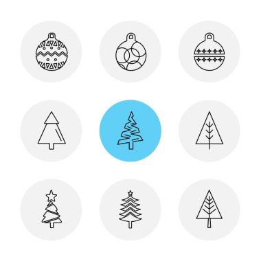 çeşitli tema app simgeler, vektör çizimler set