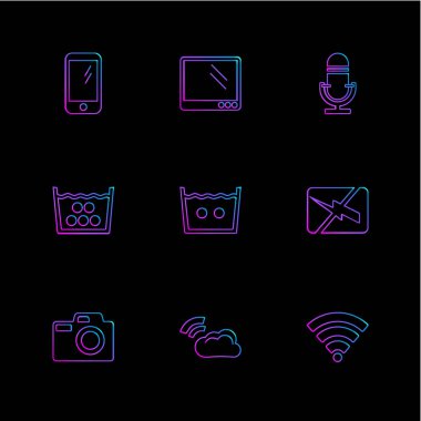 çeşitli tema app simge kümesi