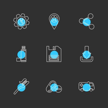 çeşitli tema app simge kümesi