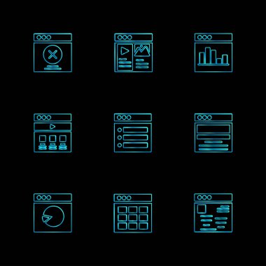 çeşitli tema app simge kümesi