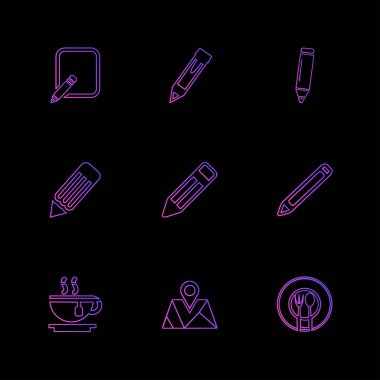 çeşitli tema app simge kümesi