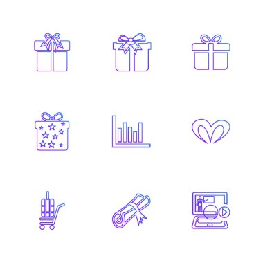 minimalist düz vektör app simgeleri beyaz arka plan üzerinde 