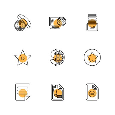 iş yaratıcı düz tasarım simgeler vektör koleksiyonu