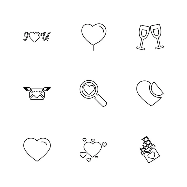 Iconos Aplicación Vectores Planos Minimalistas Aislados Sobre Fondo Blanco — Vector de stock