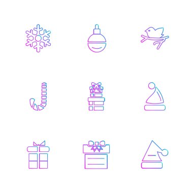 minimalist düz vektör app simge kümesi