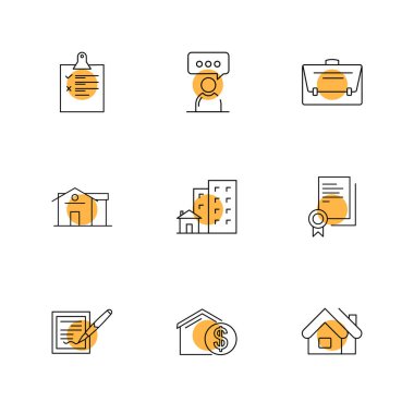 minimalist düz vektör app simgeleri beyaz arka plan üzerinde