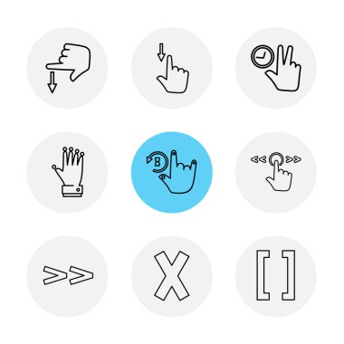 minimalist düz vektör app simgeleri beyaz arka plan üzerinde 