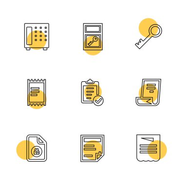 Beyaz arka plan üzerinde farklı minimalist düz vektör app simgeleri