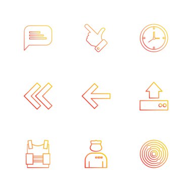 minimalist düz vektör app simgeleri beyaz arka plan üzerinde 