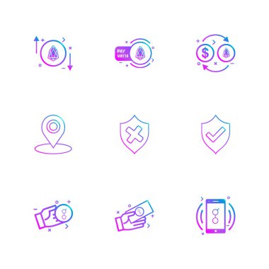 iş yaratıcı düz tasarım simgeler vektör koleksiyonu