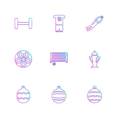 beyaz zemin üzerine minimalist düz vektör app simge kümesi