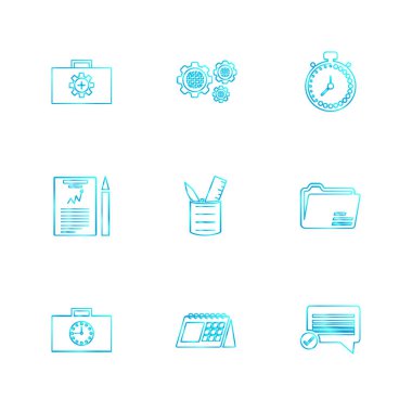 minimalist düz vektör app simgeleri beyaz arka plan üzerinde