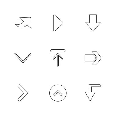 minimalist düz vektör app simgeleri beyaz arka plan üzerinde 