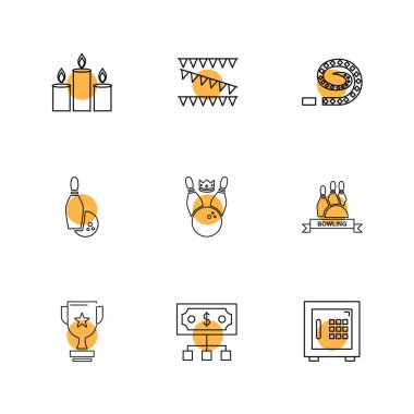 minimalist düz vektör app simgeleri beyaz arka plan üzerinde 