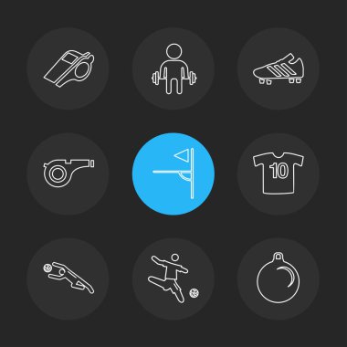 çeşitli vektör app simge kümesi         