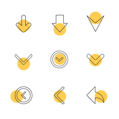 minimalist düz vektör app simgeleri beyaz arka plan üzerinde 