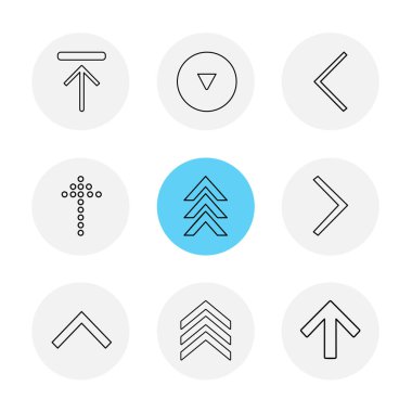 çeşitli vektör app simge kümesi         