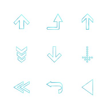 minimalist düz vektör app simgeleri beyaz arka plan üzerinde 