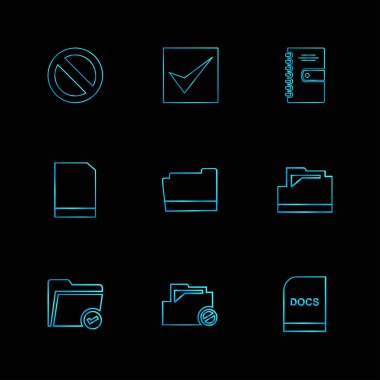 çeşitli vektör app simge kümesi         