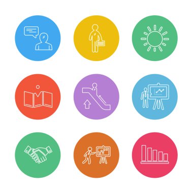 minimalist düz vektör app simgeleri beyaz arka plan üzerinde 