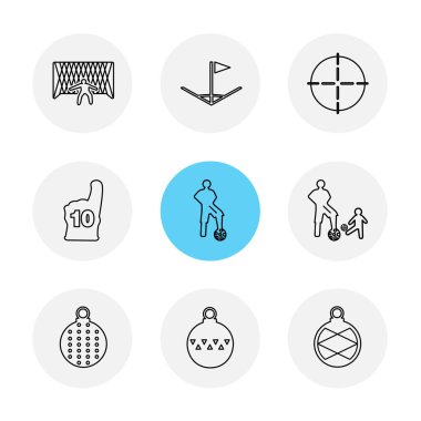 beyaz zemin üzerine minimalist düz vektör app simge kümesi