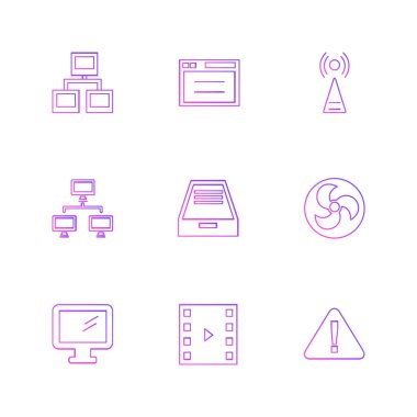 minimalist düz vektör app simgeleri beyaz arka plan üzerinde 