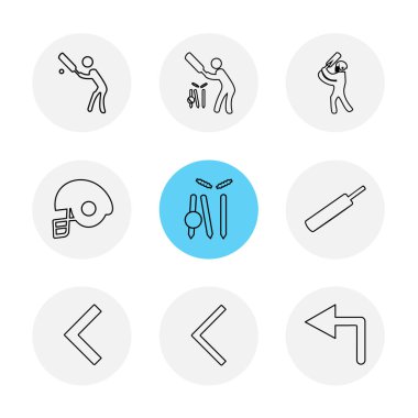 minimalist düz vektör app simgeleri beyaz arka plan üzerinde çevrelerinde