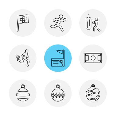 minimalist düz vektör app simgeleri beyaz arka plan üzerinde