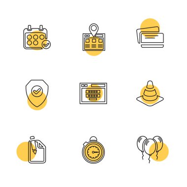 minimalist düz vektör app simgeleri beyaz arka plan üzerinde 