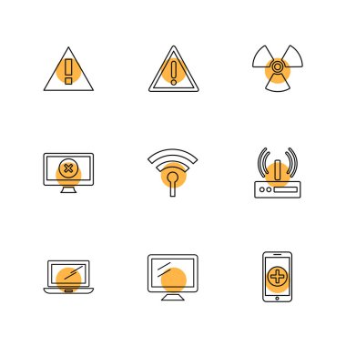 minimalist düz vektör app simgeleri beyaz arka plan üzerinde 