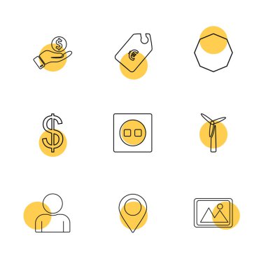 minimalist düz vektör app simgeleri beyaz arka plan üzerinde
