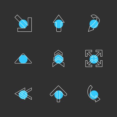 düz vektör çizim simgeler, App simgelerin ayarlamak   