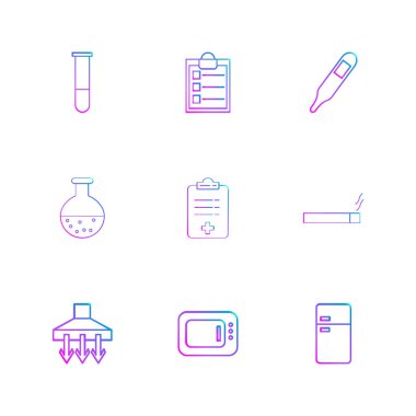 iş simgeleri kümesi, vektör illüstrasyonu 