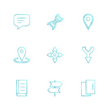 minimalist düz app simgeleri