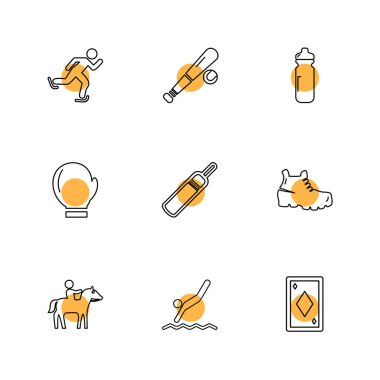 düz vektör çizim simgeler, App simgelerin ayarlamak   